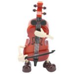 Boîte à Musique Décorative en Forme de Violoncelle