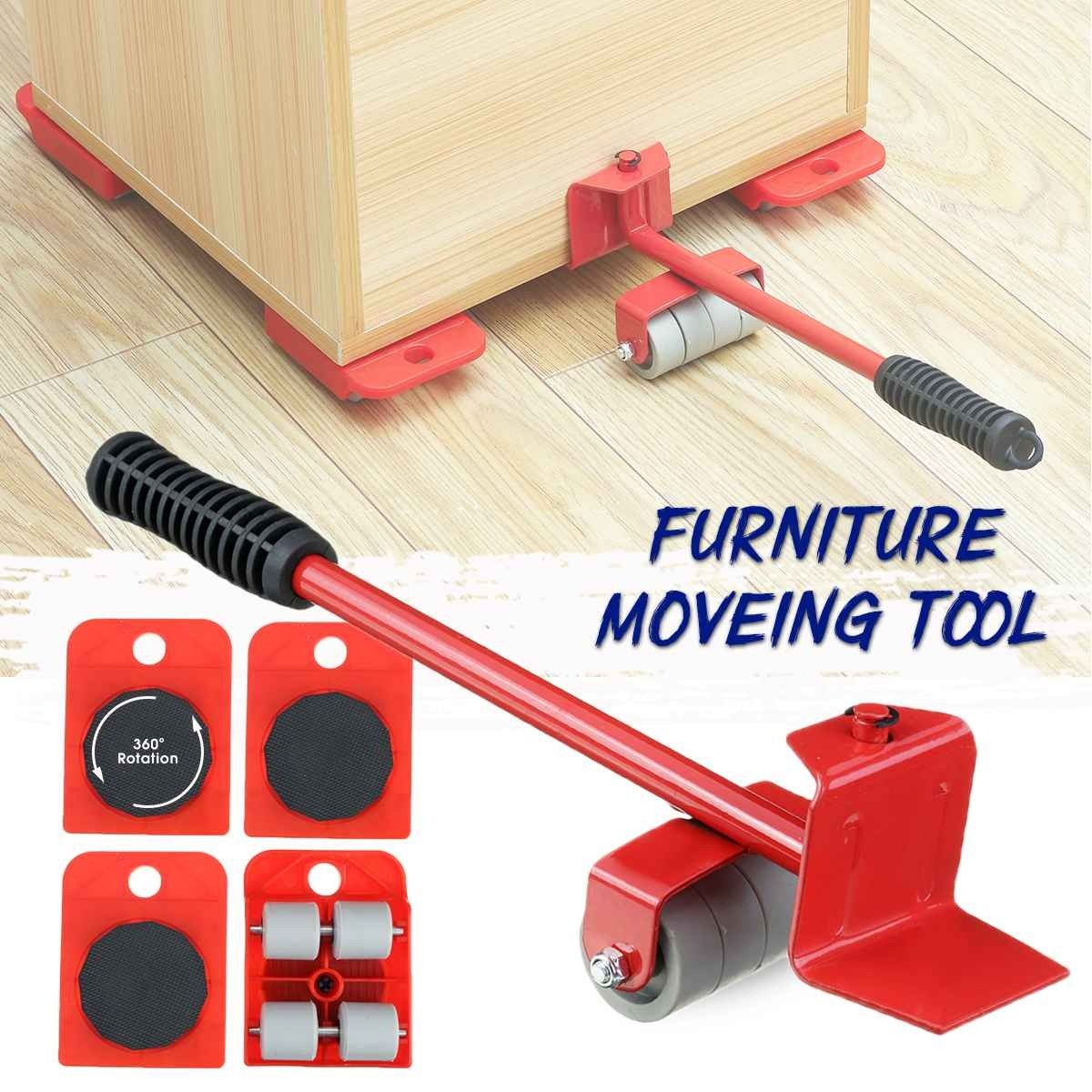 furniture-moving-hand-tool-set-furnitur_main-0.jpg طقم 5 قطع ناقل ومحرك للأثاث بقوة حمل 150 كغ - الصورة 1