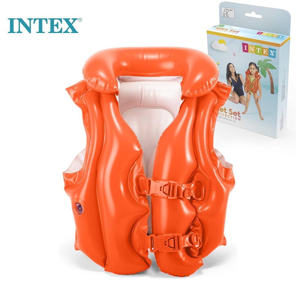 intex-58671EU-cnc.jpg Gilet de natation Deluxe pour enfants INTEX 58671EU – سترة سباحة للأطفال - الصورة 1