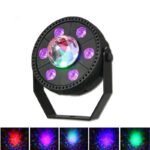 Projecteur jeux de lumiere RGB Laser rotatif 6en1 effets Stroboscope