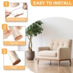 ⁦Protections de sol en silicone pour pieds de chaise pack 20pcs - طقم واقيات الأرجل للكراسي⁩ - الصورة ⁦5⁩