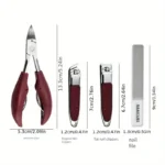 ⁦Kit de Manucure et Pédicure Professionnel (4 Pièces) - طقم العناية بالأظافر والمانيكير المكون من 4 قطع⁩ - الصورة ⁦3⁩