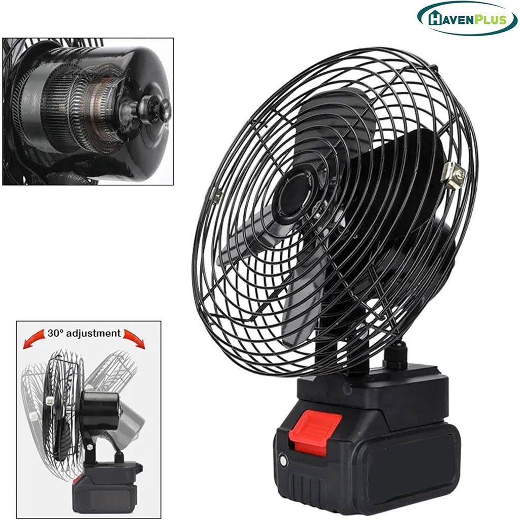 1778597098539_ywvwlob7_battery-fan-4 Ventilateur de Table Rechargeable avec Batterie Lithium 24V - مروحة مع بطارية كبيرة قابلة للشحن - الصورة 1