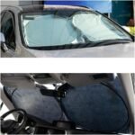 ⁦Pare-soleil de pare-brise avant et arrière de voiture protection solaire et UV - مظلة شمسية للسيارة⁩ - الصورة ⁦2⁩