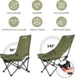 ⁦Chaise de Camping Pliante avec Dossier Réglable - كرسي تخييم بظهر عالي مريح قابل لتمديد⁩ - الصورة ⁦3⁩