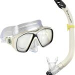 Kit de Snorkeling Masque Double Lentille Anti-Buée et Tuba avec Valve de Purge - طقم الغوص المتكامل بعدسات مضادة للضباب والكسر