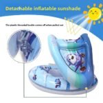 ⁦Bouée de natation gonflable pour bébé avec toit V2 - عوامة أطفال مع مظلة⁩ - الصورة ⁦4⁩