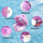 ⁦Bouée de natation gonflable pour bébé avec toit V2 - عوامة أطفال مع مظلة⁩ - الصورة ⁦2⁩