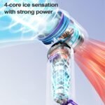 ⁦Mini Ventilateur Turbo Sans Pales - 100 Vitesses Réglables et Rechargeable USB - مروحة التوربو الذكية بدون شفرات مع 100 سرعة قابلة للتعديل⁩ - الصورة ⁦3⁩