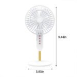 ⁦Mini Ventilateur de Bureau Portable USB - Ultra-Silencieux avec Batterie 1200mAh - مروحة المكتب اللاسلكية والمحمولة فائقة الهدوء بـ 3 سرعات⁩ - الصورة ⁦3⁩