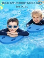 ⁦Planche de Natation Kickboard pour Enfants avec Trous de Poignée Ergonomiques - لوح السباحة الإسفنجي للأطفال بمقابض مطورة⁩ - الصورة ⁦3⁩