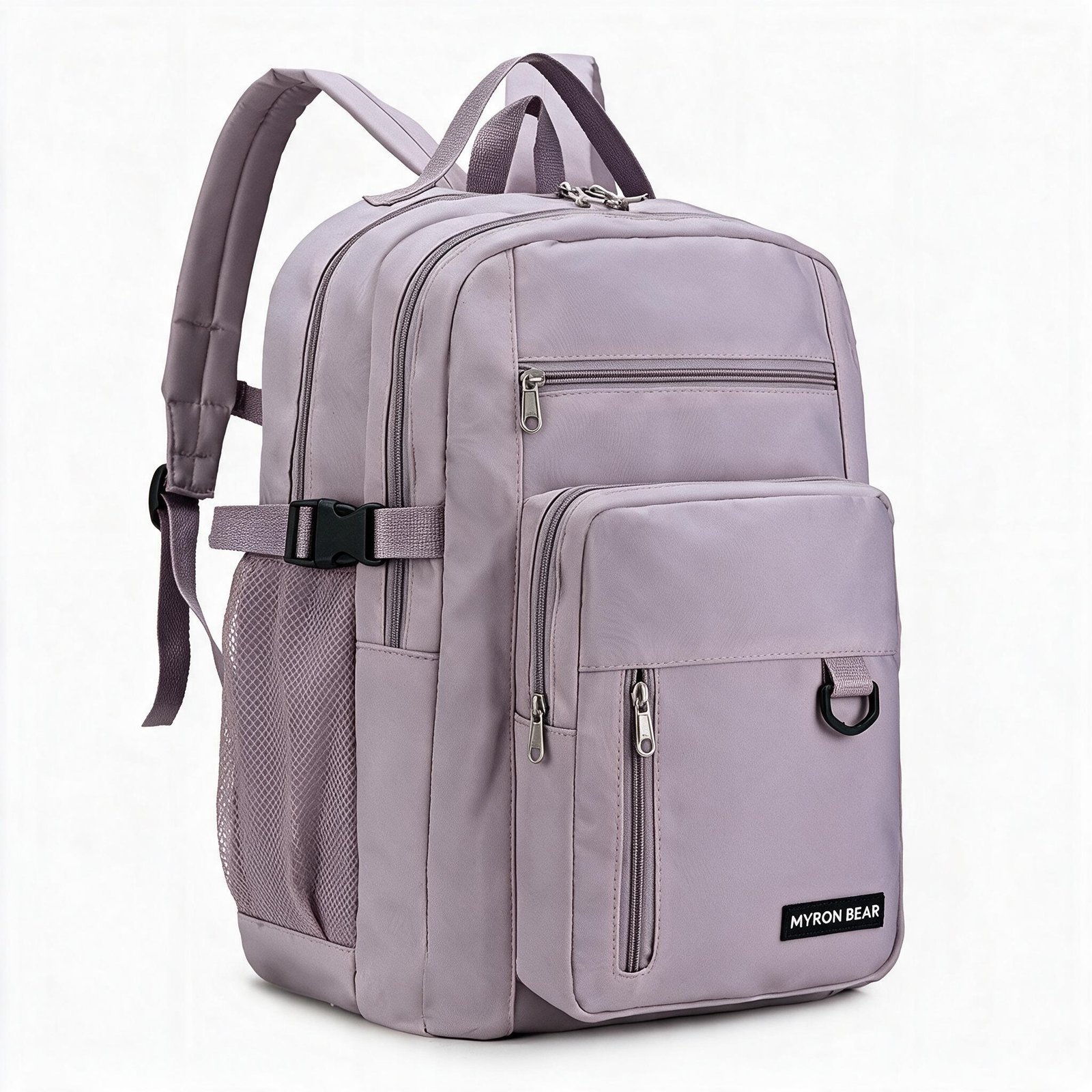 1785587632452_9360k0mv_2 Sacs à dos Scolaire Style Décontracté Mauve SACKDS05MV - حقيبة ظهر مدرسية - الصورة 1