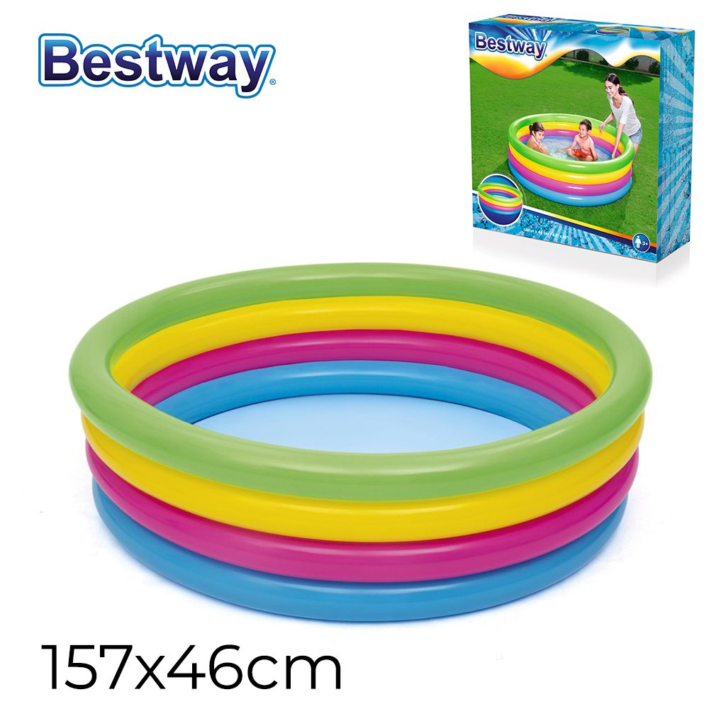 51117-cnc Piscine Gonflable Arc-en-Ciel 157 cm x 46 cm Bestway #51117 - الصورة 1