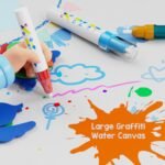 ⁦Tapis Water Canevas réutilisable et lavable pour enfants avec zone d'entraînement alphanumérique - بساط تلوين للأطفال⁩ - الصورة ⁦2⁩