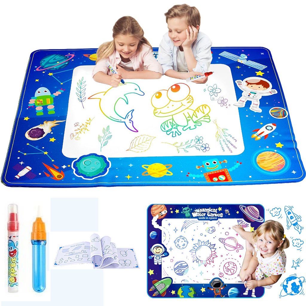 5780-marketing-0-1779115863363 Tapis Water Canevas réutilisable et lavable pour enfants avec zone d'entraînement alphanumérique - بساط تلوين للأطفال - الصورة 1