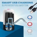 ⁦Pompe à bouteille d’eau, distributeur d’eau universel de 5 gallons rechargeable⁩ - الصورة ⁦4⁩