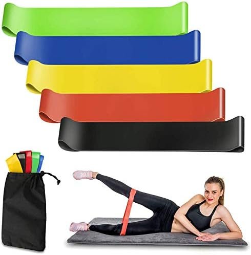 Ensemble de bandes de résistance Elastiques 5Pcs pour exercices de sport - طقم أحزمة المقاومة للرياضيين Ensemble de bandes de résistance Elastiques 5Pcs pour exercices de sport - طقم أحزمة المقاومة للرياضيين